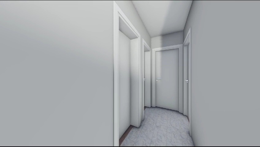 Residential home with a pitched roof and front porch