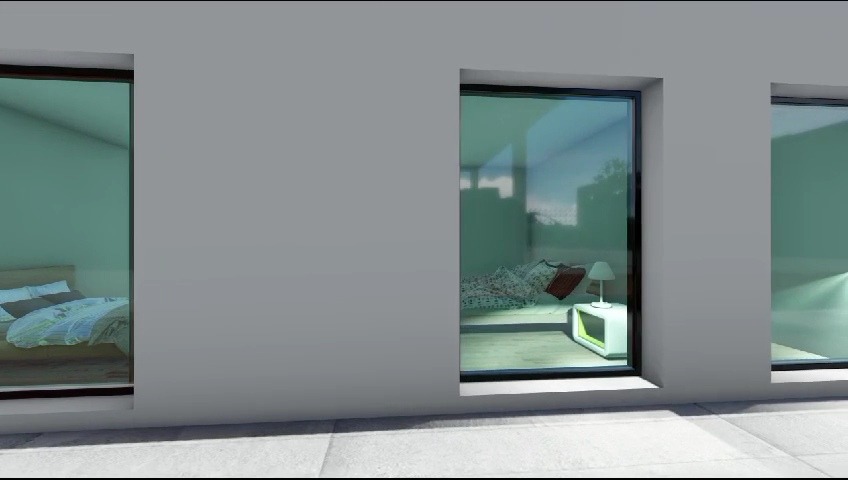 Detached house surrounded by trees on a quiet street